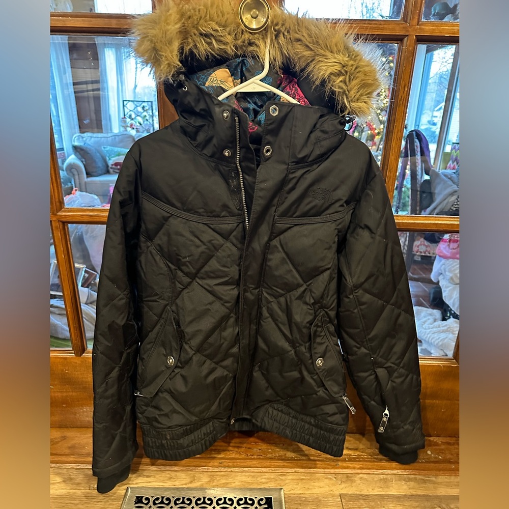 The North Face Black Women's Move Down Jacket Full Zip 500 Ski Coat Medium